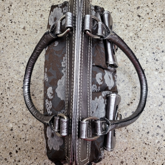 helen welsh brocade floral baguette bag - Picture 6 of 11